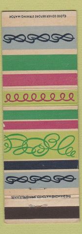 Matchbook Cover - Chalfonte Haddon Hall Atlantic City NJ