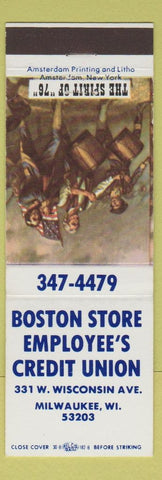 Matchbook Cover - Boston Store Employee's Credit Union Milwaukee WI