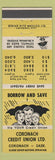 Matchbook Cover - Coronach Credit Union SK