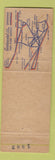 Matchbook Cover - Phillips 66 oil gas Continental Airlines