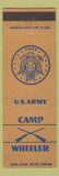 Matchbook Cover - US Army Camp Wheeler