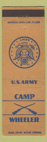 Matchbook Cover - US Army Camp Wheeler
