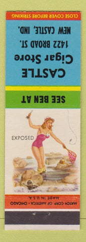 Matchbook Cover - Ben Saathoff's Castle Cigar Store New Castle IN pinup