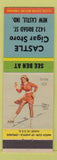 Matchbook Cover - Ben Saathoff's Castle Cigar Store New Castle IN pinup