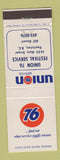 Matchbook Cover - Union 76 oil gas Festival Service Penticton BC