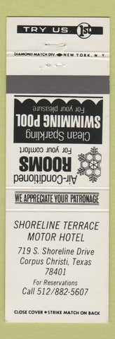 Matchbook Cover - Shoreline Terrace Motor Hotel Corpus Christi TX