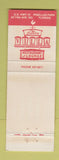Matchbook Cover - New Crossroads Villa Restaurant St Petersburg FL
