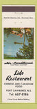 Matchbook Cover - Lido Restaurant Fort Lawrence NS Chinese