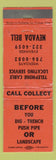 Matchbook Cover - Nevada Bell Telephone Cabe Locating NV Phone WEAR
