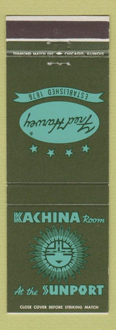 Matchbook Cover - Kachina Room Sunport Fred Harvey