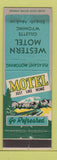 Matchbook Cover - Western Motel Gillette WY WEAR