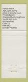 Matchbook Cover - Wakulla Motel Cocoa Beach FL