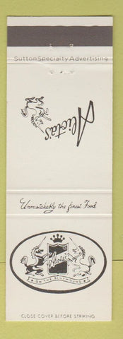 Matchbook Cover - Aliota's Brookfield? IL