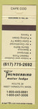 Matchbook Cover - Thunderbird Motor Lodge West Yarmouth MA