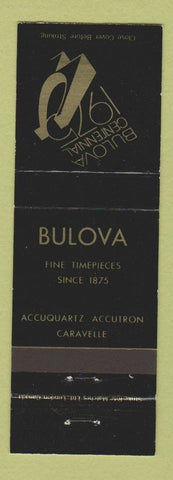 Matchbook Cover - Bulova Watches 1975 Canada