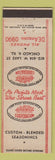 Matchbook Cover - Aromix Corp Meat Packing Chicago IL