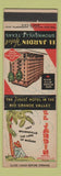 Matchbook Cover - El Jardin Hotel Brownsville TX