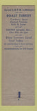 Matchbook Cover - Summers Restaurant Detroit MI Windmill
