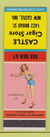 Matchbook Cover - Ben Saathoff's Castle Cigar Store New Castle IN pinup