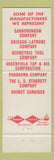 Matchbook Cover - Riechman Crosby Hays Cutting Tools Memphis TN