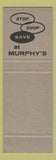 Matchbook Cover - Murphy's Grocery