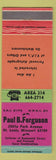 Matchbook Cover - Paul B Ferguson Match Collector ST Louis MO