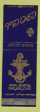 Matchbook Cover - CPO Club Naval Hospital Oakland CA