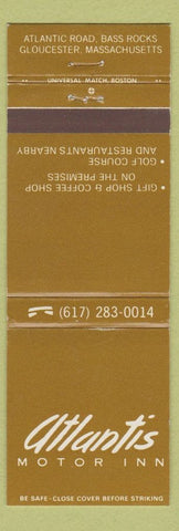 Matchbook Cover - Atlantis Motor Inn Gloucester MA