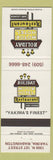 Matchbook Cover - Holiday Motor Hotel Restaurant Yakima WA