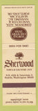 Matchbook Cover - Sherwood Town and Country Inn Seattle WA