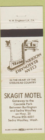 Matchbook Cover - Skagit Motel WA Burlington Sedro Woolley