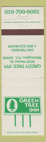 Matchbook Cover - Green Tree Inn Wilmington NC