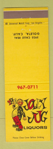 Matchbook Cover - Jolly Jug Liquor Goleta CA