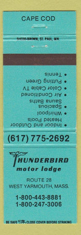 Matchbook Cover - Thunderbird Motor Lodge West Yarmouth MA