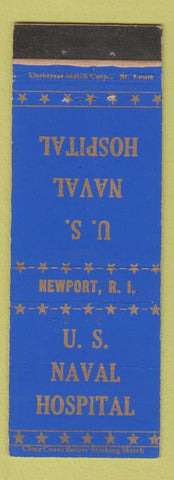 Matchbook Cover - US Naval Hospital Newport RI