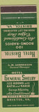 Matchbook Cover - Hotel General Shelby Bristol VA