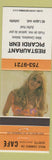 Matchbook Cover - Restaurant Picardi Joliette QC pinup