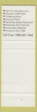 Matchbook Cover - Marlborough Inn Convention Center Calgary AB 1987