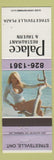 Matchbook Cover - Palace Restaurant Tavern Streetsville ON pinup