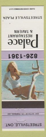 Matchbook Cover - Palace Restaurant Tavern Streetsville ON pinup