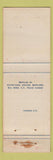 Matchbook Cover - Saratoga Timers Johannesburg South Africa WORN