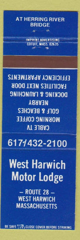 Matchbook Cover - West Harwich Motor Lodge West Harwich MA