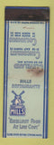 Matchbook Cover - Mills Restaurants Cleveland Cincinnati Columbus OH STAINED