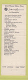 Matchbook Cover - Tops Coffee Shop Waikiki Hawaii