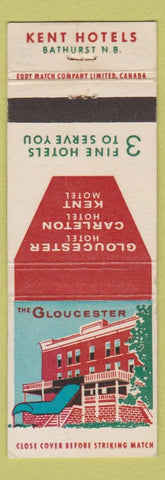 Matchbook Cover - The Gloucester Bathurst NB
