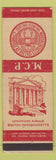 Matchbook Cover - Massachusetts College of Pharmacy Drugs Boston MA