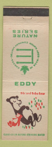 Matchbook Cover - Eddy Matches Canada Bear