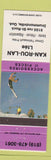 Matchbook Cover - Kan Rou Lan Drummondville QC