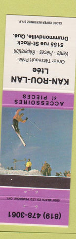 Matchbook Cover - Kan Rou Lan Drummondville QC