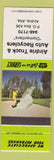 Matchbook Cover - Airdrie Truck Auto Recyclers Airdrie AB